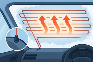 Как функционирует система подогрева автостекла?