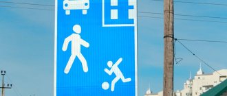 Residential zone road sign - what does it mean and where is it installed?