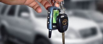 Ключи от автомобиля