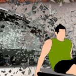 Medical examination after an accident with victims