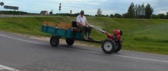 Do you need a license for a walk-behind tractor with a trailer?