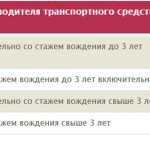 Таблица коэффициентов Квс