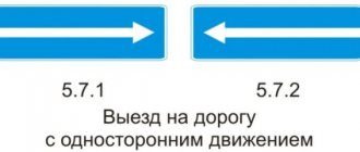Знаки дорожного движения
